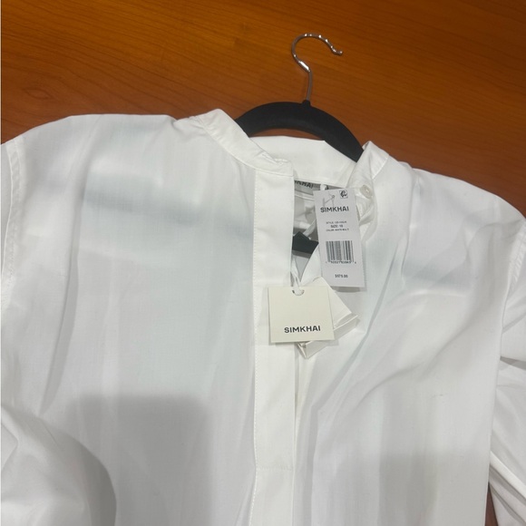 SIMKHAI Warren mini shirtdress sz 10 - Picture 5 of 5